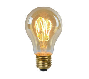 Lucide Lucide - LED Filament lamp E27 - A60 -  Ø6cm - 5W Dimbaar  2200K Amber Lucide Lucide - LED Filament lamp E27 - A60 -  Ø6cm - 5W Dimbaar  2200K Amber