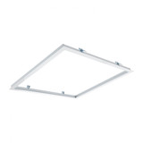 LCB OP=OP LED paneel inbouw - 30x30cm Inbouw Framesysteem - Wit aluminium