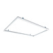 LED paneel inbouw - 120x30cm Inbouw Framesysteem - Wit aluminium LED paneel inbouw - 120x30cm Inbouw Framesysteem - Wit aluminium