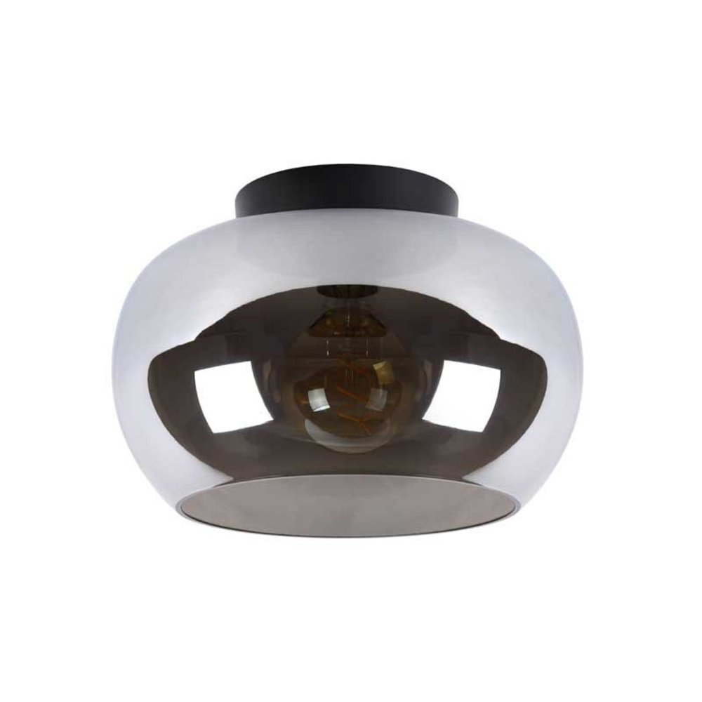 Lucide Lucide JUDI - Plafonnière - Ø 30,5 cm - 1xE27 - Fumé Lucide Lucide JUDI - Plafonnière - Ø 30,5 cm - 1xE27 - Fumé