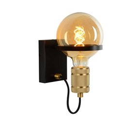 Lucide LED Wandlamp OTTELIEN zwart - 1x E27 fitting Lucide LED Wandlamp OTTELIEN zwart - 1x E27 fitting