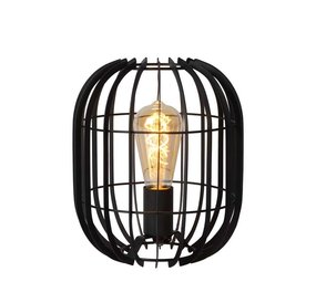 Lucide REDA - Tafellamp - Ø 22 cm - 1xE27 - Zwart Lucide REDA - Tafellamp - Ø 22 cm - 1xE27 - Zwart