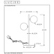 Lucide Lucide TYCHO - Tafellamp - 2xG9 - Zwart Lucide Lucide TYCHO - Tafellamp - 2xG9 - Zwart