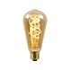 Lucide LED Filament lamp dimbaar - E27 ST64 5W 2200K - Amber Lucide LED Filament lamp dimbaar - E27 ST64 5W 2200K - Amber