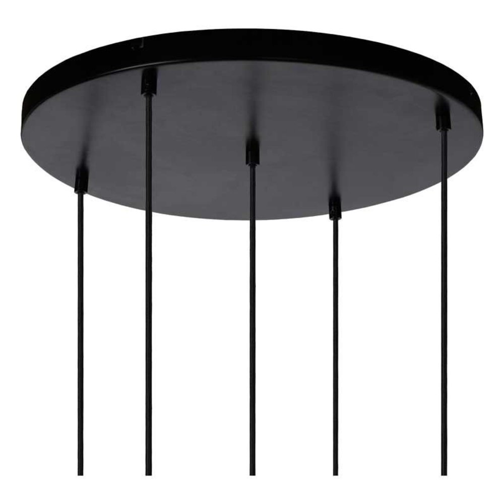Lucide Lucide JOANET - Hanglamp - Ø 66 cm - 5xE27 - Fumé Lucide Lucide JOANET - Hanglamp - Ø 66 cm - 5xE27 - Fumé