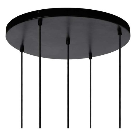 Lucide Lucide JOANET - Hanglamp - Ø 66 cm - 5xE27 - Fumé Lucide Lucide JOANET - Hanglamp - Ø 66 cm - 5xE27 - Fumé