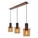 Lucide LED Hanglamp TOLEDO koper - 3x E27 fitting - Amber Lucide LED Hanglamp TOLEDO koper - 3x E27 fitting - Amber