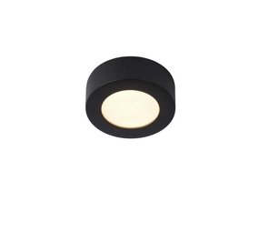 Lucide LED Plafonnière Badkamer BRICE-LED - Ø 11,7 cm - Dimbaar - 1x8W - 3000K - IP44 - Zwart Lucide LED Plafonnière Badkamer BRICE-LED - Ø 11,7 cm - Dimbaar - 1x8W - 3000K - IP44 - Zwart