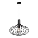 Lucide MANUELA - Hanglamp - Ø 50 cm - 1xE27 - Zwart