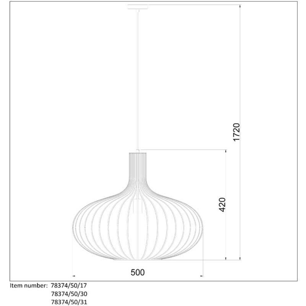 Lucide Lucide MANUELA - Hanglamp - Ø 50 cm - 1xE27 - Zwart Lucide Lucide MANUELA - Hanglamp - Ø 50 cm - 1xE27 - Zwart