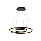 Lucide TRINITI - Hanglamp - Ø 80 cm - LED Dimb. - 1x32W 3000K - Zwart