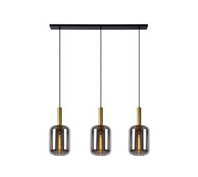 Lucide JOANET - Hanglamp - 3xE27 - Fumé Lucide JOANET - Hanglamp - 3xE27 - Fumé