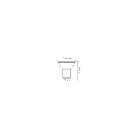 Lucide MR16 - Led lamp dimbaar. - GU10 - 1x5W 3000K - Warm wit Lucide MR16 - Led lamp dimbaar. - GU10 - 1x5W 3000K - Warm wit