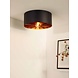 Lucide LED Plafonnière ZIDANE - Ø40cm - E27 fitting - Zwart Lucide LED Plafonnière ZIDANE - Ø40cm - E27 fitting - Zwart