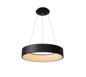 Lucide TALOWE LED - Hanglamp - Ø 60 cm - LED Dimb. - 1x39W 3000K - Zwart