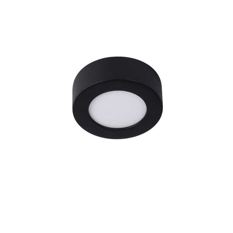 Lucide Lucide BRICE-LED - Plafonnière Badkamer - Ø 11,7 cm - LED Dimb. - 1x8W 3000K - IP44 - Zwart Lucide Lucide BRICE-LED - Plafonnière Badkamer - Ø 11,7 cm - LED Dimb. - 1x8W 3000K - IP44 - Zwart