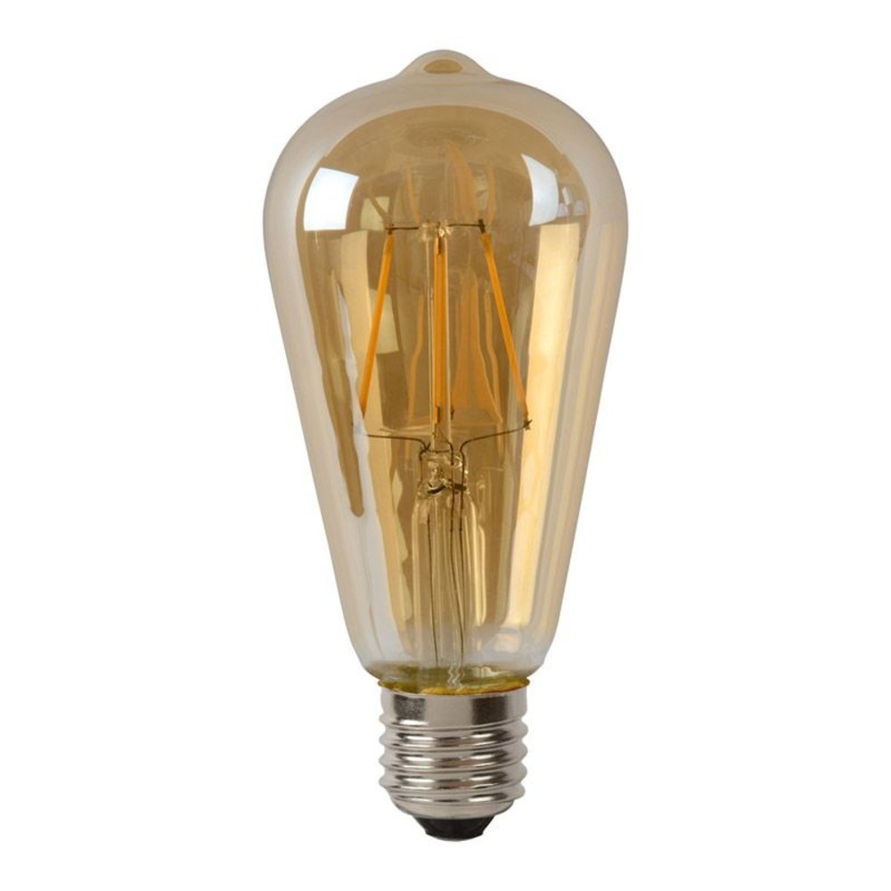 Lucide ST64 - Filament lamp - Ø 6,4 cm - LED Dimb. - E27 - 1x5W 2700K - Amber Lucide ST64 - Filament lamp - Ø 6,4 cm - LED Dimb. - E27 - 1x5W 2700K - Amber