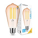 Modee LED Filament lamp E27 - ST64 - 4W vervangt 28W - 1800K zeer warm wit licht - Tall