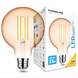 Modee Lighting LED Filament lamp E27 - G95 - 4W vervangt 33W - 1800K zeer warm wit licht - L Globe Modee Lighting LED Filament lamp E27 - G95 - 4W vervangt 33W - 1800K zeer warm wit licht - L Globe
