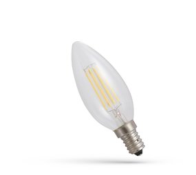 Spectrum LED Lamp C35 - E14 fitting - 6W Filament - 3000K warm wit licht Spectrum LED Lamp C35 - E14 fitting - 6W Filament - 3000K warm wit licht
