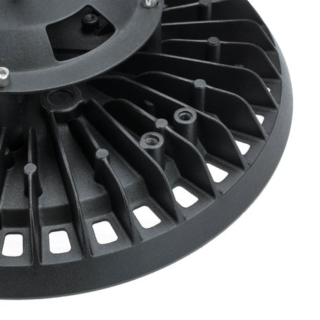 LCB LED UFO High Bay LCB - 100W - 12.000lm Opgegeven - 4000K of 6000K - IP65 - 90° - Ø253mm - Niet Dimbaar - Zwart - 2 Jaar Garantie LCB LED UFO High Bay LCB - 100W - 12.000lm Opgegeven - 4000K of 6000K - IP65 - 90° - Ø253mm - Niet Dimbaar - Zwart - 2 Jaar Garantie