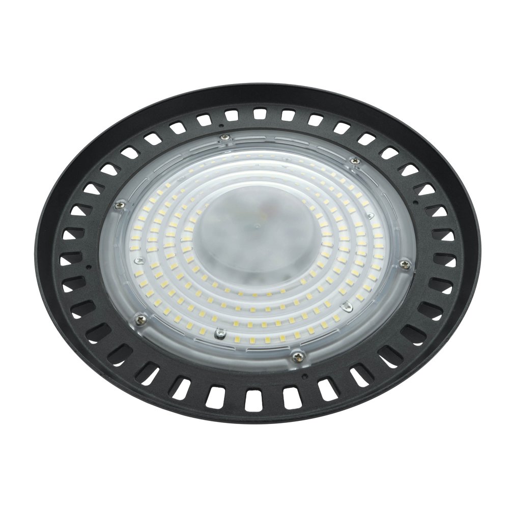 LCB LED UFO High Bay LCB - 100W - 12.000lm Opgegeven - 4000K of 6000K - IP65 - 90° - Ø253mm - Niet Dimbaar - Zwart - 2 Jaar Garantie LCB LED UFO High Bay LCB - 100W - 12.000lm Opgegeven - 4000K of 6000K - IP65 - 90° - Ø253mm - Niet Dimbaar - Zwart - 2 Jaar Garantie