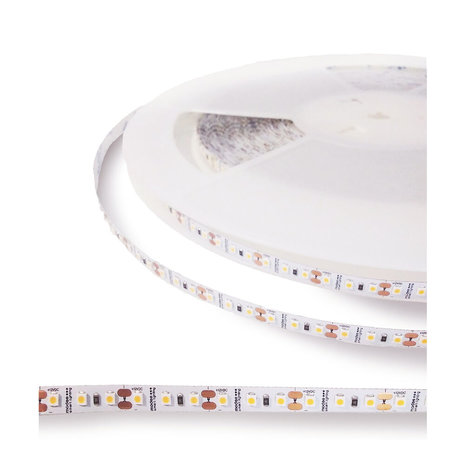Modee LED Strip - 5m - 12V - 9.6W/m - 120 LEDs/m - 2700K - Warm Wit - 2 Jaar Garantie Modee LED Strip - 5m - 12V - 9.6W/m - 120 LEDs/m - 2700K - Warm Wit - 2 Jaar Garantie
