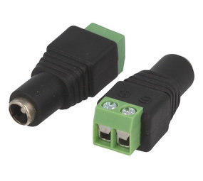 LED Line DC connector Female met aansluitdoos, DC maat: 2,1x5,5mm LED Line DC connector Female met aansluitdoos, DC maat: 2,1x5,5mm