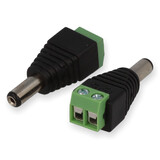 LED Line DC connector Male met aansluitdoos, DC maat: 2,1x5,5mm