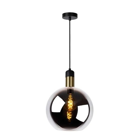 Lucide JULIUS - Hanglamp - Ø 20 cm - 1xE27 - Fumé
