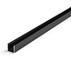 Aluminium U-profiel diep zwart - 2000*16*12 mm Aluminium U-profiel diep zwart - 2000*16*12 mm