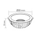 LED QUANTUM inbouwspot dimbaar 1-10V - 7W 100lm p/w - 4000K LED QUANTUM inbouwspot dimbaar 1-10V - 7W 100lm p/w - 4000K