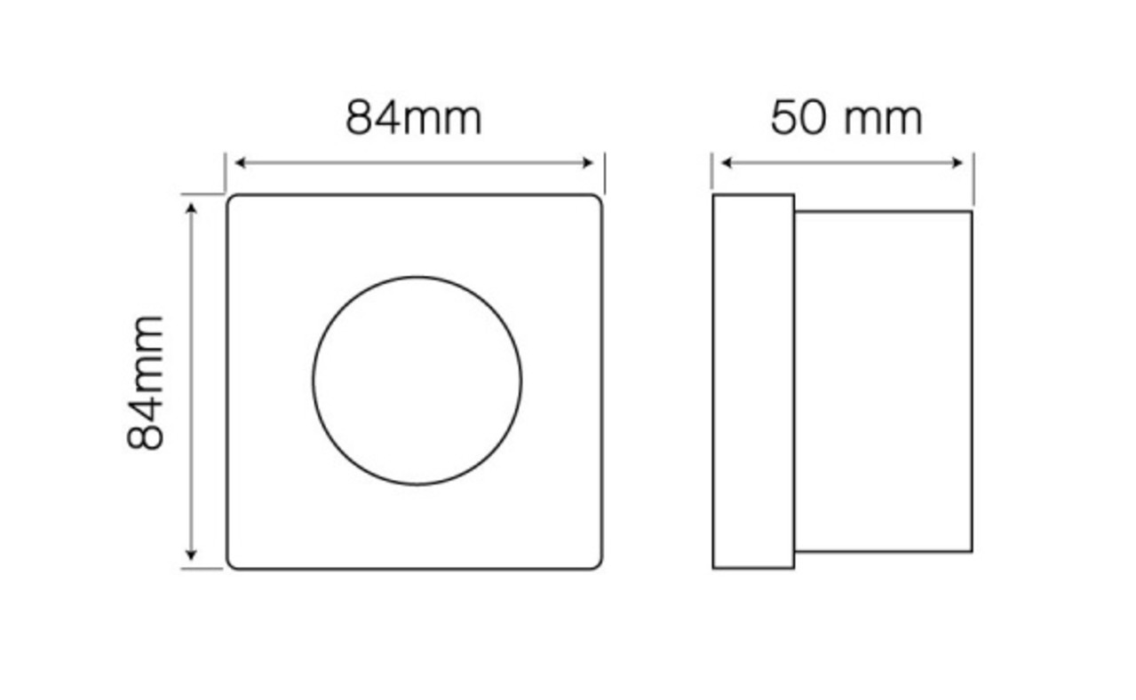 LED Line OP=OP LED Inbouwspot IP65 - Zaagmaat 70-74mm - Buitenmaat 83x83mm - GU10 aanlsluiting LED Line OP=OP LED Inbouwspot IP65 - Zaagmaat 70-74mm - Buitenmaat 83x83mm - GU10 aanlsluiting