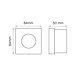 LED Inbouwspot - wit - Zaagmaat - 73mm LED Inbouwspot - wit - Zaagmaat - 73mm