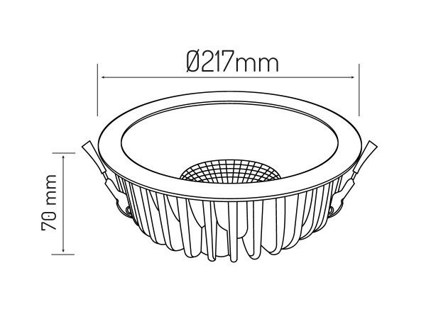 LED Line LED Downlight - 1-10V DIM - 40W 100lm p/w - 4000K 940 LED Line LED Downlight - 1-10V DIM - 40W 100lm p/w - 4000K 940