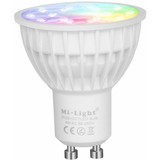 Mi-Light LED Spot GU10 - 4W 280Lm - RGB+CCT | RF 2.4 Ghz bedienbaar - Dimbaar Mi-Light LED Spot GU10 - 4W 280Lm - RGB+CCT | RF 2.4 Ghz bedienbaar - Dimbaar