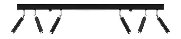 Sollux Lighting LED Plafondspot zwart EYETECH - 6 x G9 aansluiting