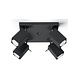 LED Plafondspot zwart MERIDA - 4 x GU10 aansluiting LED Plafondspot zwart MERIDA - 4 x GU10 aansluiting