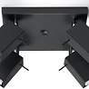 LED Plafondspot zwart MERIDA - 4 x GU10 aansluiting LED Plafondspot zwart MERIDA - 4 x GU10 aansluiting