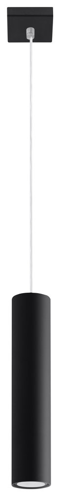 Sollux Lighting LED Hanglamp mat zwart LAGOS - 1 x GU10 aansluiting Sollux Lighting LED Hanglamp mat zwart LAGOS - 1 x GU10 aansluiting