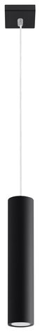 Sollux Lighting LED Hanglamp mat zwart LAGOS - 1 x GU10 aansluiting Sollux Lighting LED Hanglamp mat zwart LAGOS - 1 x GU10 aansluiting