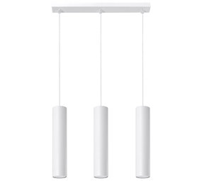 Sollux Lighting LED Hanglamp wit LAGOS - 3 x GU10 aansluiting