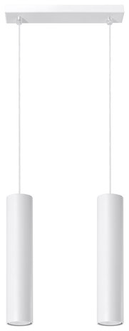 Sollux Lighting LED Hanglamp wit LAGOS - 2 x GU10 aansluiting