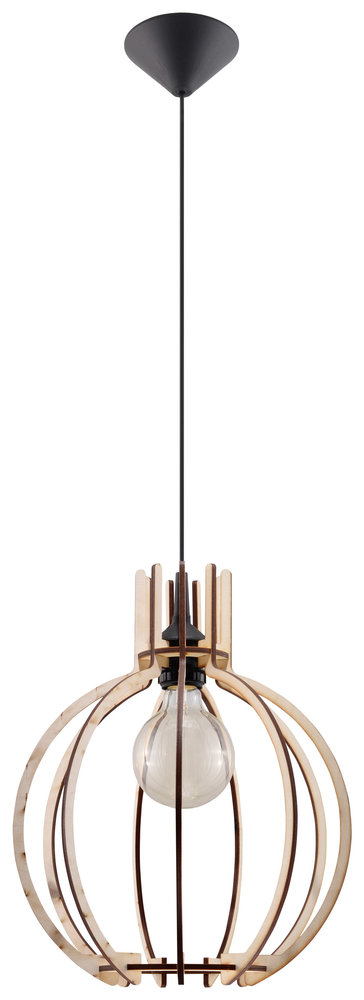 Sollux Lighting LED Hanglamp hout ARANCIA - 1 x E27 aansluiting Sollux Lighting LED Hanglamp hout ARANCIA - 1 x E27 aansluiting