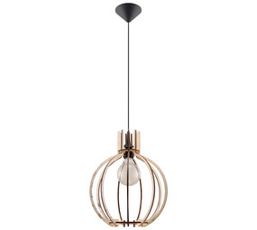 Sollux Lighting LED Hanglamp hout ARANCIA - 1 x E27 aansluiting Sollux Lighting LED Hanglamp hout ARANCIA - 1 x E27 aansluiting