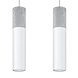 LED Hanglamp wit beton BORGIO - 2 x GU10 aansluiting LED Hanglamp wit beton BORGIO - 2 x GU10 aansluiting