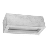 Sollux Lighting LED Wandlamp beton VEGA 30 - 1 x E27 aansluiting Sollux Lighting LED Wandlamp beton VEGA 30 - 1 x E27 aansluiting