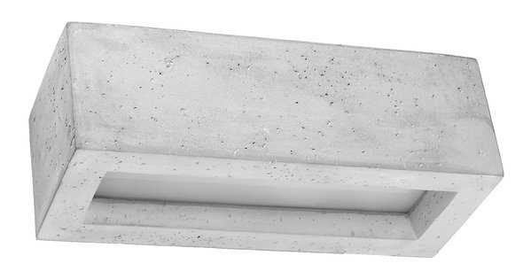 Sollux Lighting LED Wandlamp beton VEGA 30 - 1 x E27 aansluiting Sollux Lighting LED Wandlamp beton VEGA 30 - 1 x E27 aansluiting
