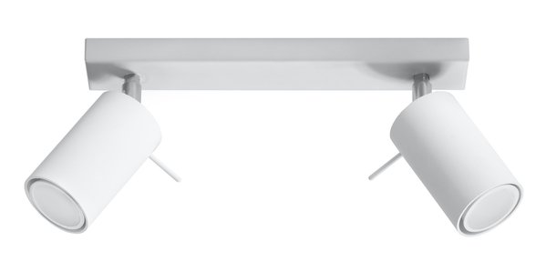 Sollux Lighting LED Plafondspot wit RING - 2 x GU10 aansluiting Sollux Lighting LED Plafondspot wit RING - 2 x GU10 aansluiting