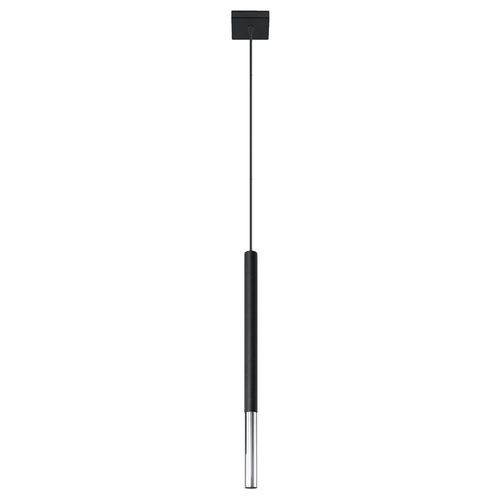 Hanglamp zwart MOZAICA 3L / goud L: 30, B: 8, H: 100, G9, dimbaar